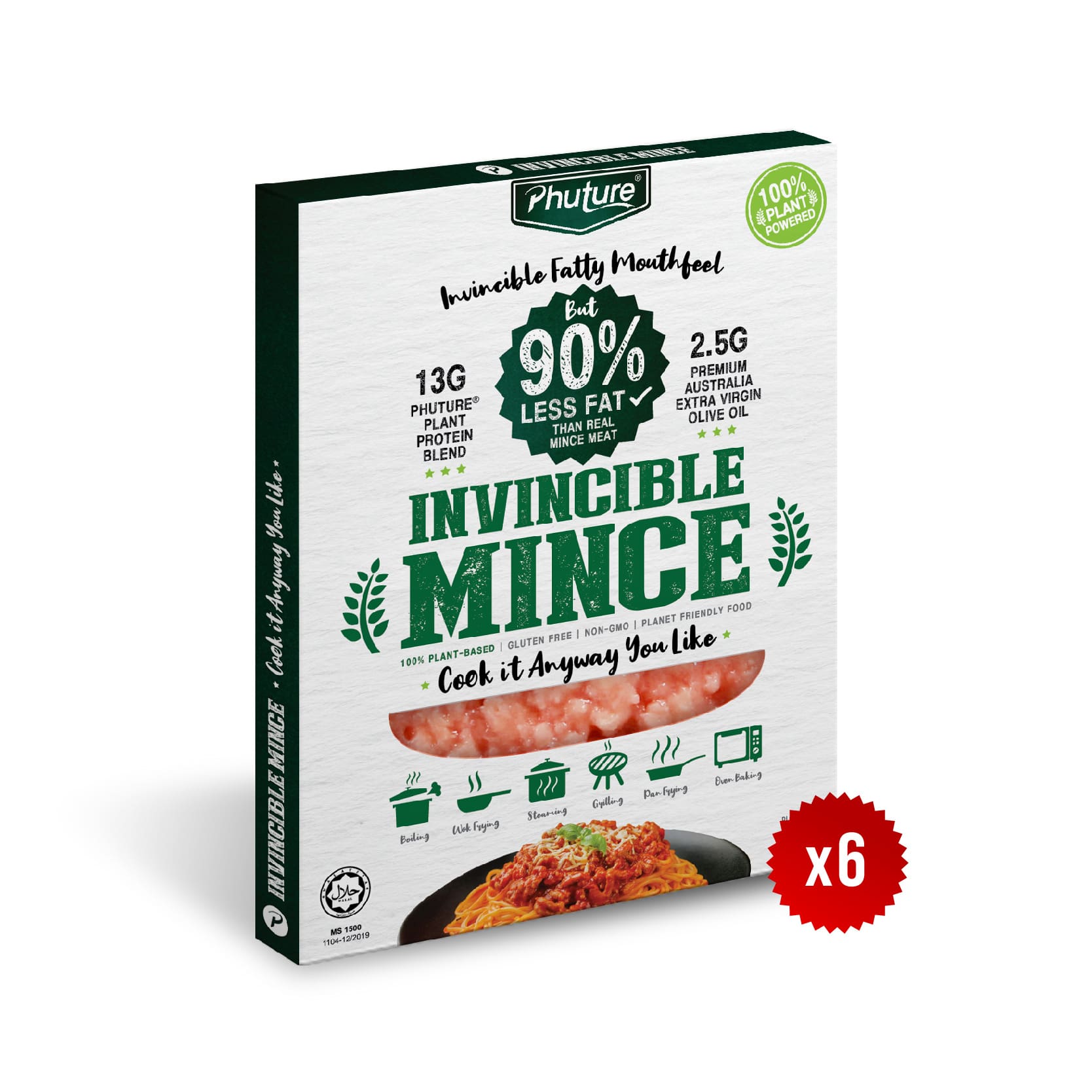 PHUTURE® Invincible Mince (6 x 250g) Bundle Pack